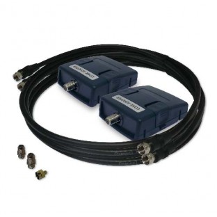 Набор адапетров для тестирования коаксиального кабеля 75 Ом с коннектором F-типа, 1-3000МГц, в соответствии с TIA570B, 568C.4 - 2шт