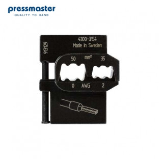 Матрица Pressmaster 4300-3154 - для втулочных наконечников 50 мм² и 35 мм²