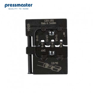 Матрица Pressmaster 4300-3150 - для клеммных наконечников: 0.1 - 0.25 мм² и 0.25 - 0.5 мм² и 0.5 - 1.0 мм²