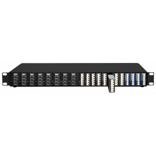 Шасси для оптических ответвителей серии HD Fiber TAP (на 24 LC или 16 MPO), 1U