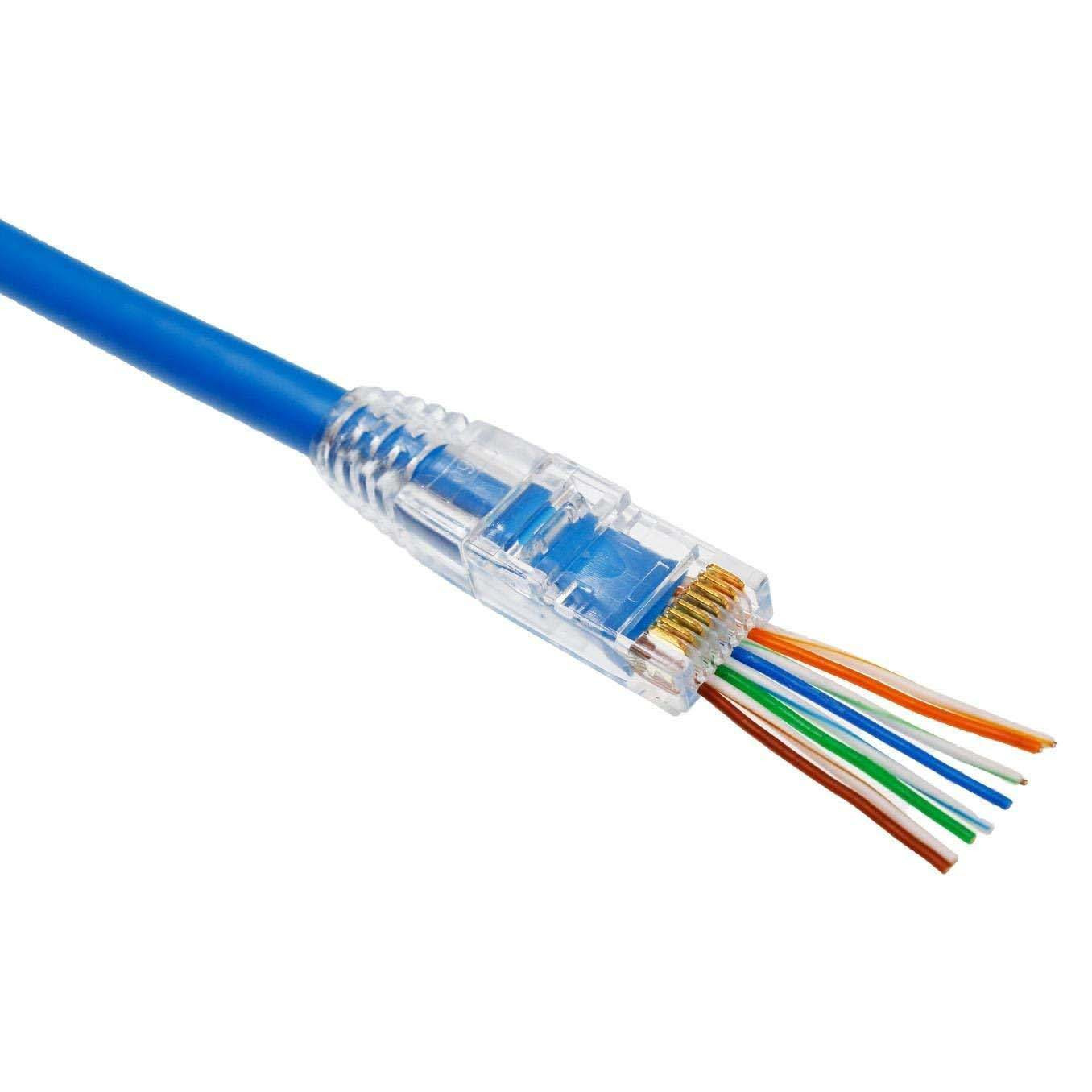 Сквозные коннекторы RJ45 (CAT5e), Jonard Tools (50 шт) купить в ...
