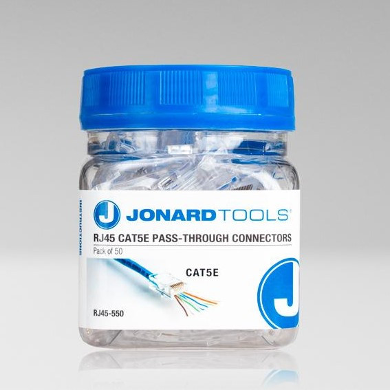 Сквозные коннекторы RJ45 (CAT5e), Jonard Tools (50 шт) купить в ...
