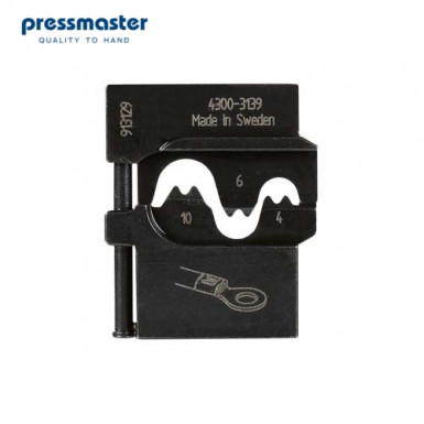 Матрица Pressmaster 4300-3139 - для неизолированных наконечников: 4 мм² и 6 мм² и 10 мм²