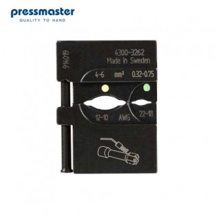 Матрица Pressmaster для опрессовки соединительных трубок с термоусадкой на провод 0.32 - 6 мм2
