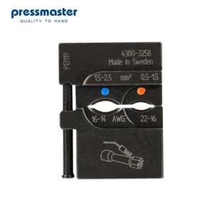 Матрица Pressmaster для опрессовки соединительных трубок с термоусадкой на провод 0.5 - 2.5 мм2