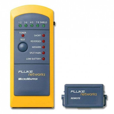 Fluke Networks MicroMapper - кабельный тестер с генератором тона