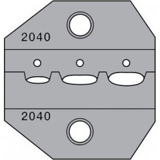 Paladin Tools PA2040 - матрица для установки изолированных клеммных и вилочных наконечников при помощи кримперов 1300/8000 (22-12AWG; 0,34-4,0 мм кв.)