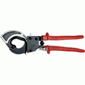 Кабелерез Knipex с трещоткой