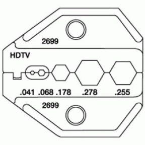 Paladin Tools PA2699 - матрица BNC/TNC HDTV (75 Ом...