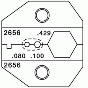 Paladin Tools PA2656 - матрица RG8 RG11 RG213 N-ти...