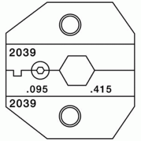 Paladin Tools PA2039 - матрица N и MS39012 типа RG...